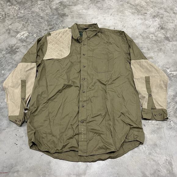 Kevin’s Plantation Shirt Men's Large Green Hunting Outdoor Button Up Nylon - Picture 1 of 7